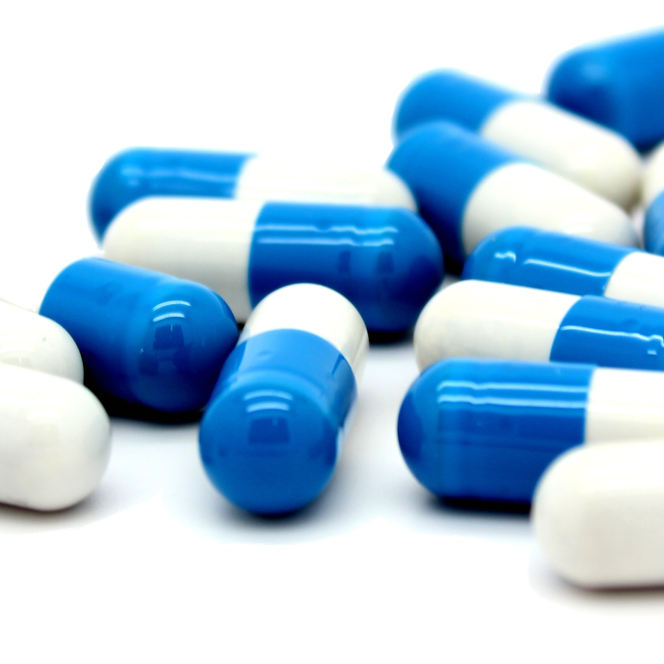 Scattered Blue/White Pills